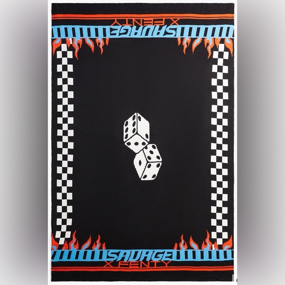 Savage X Fenty Lit Leisure Throw Blanket With Harness - Picture 1 of 6